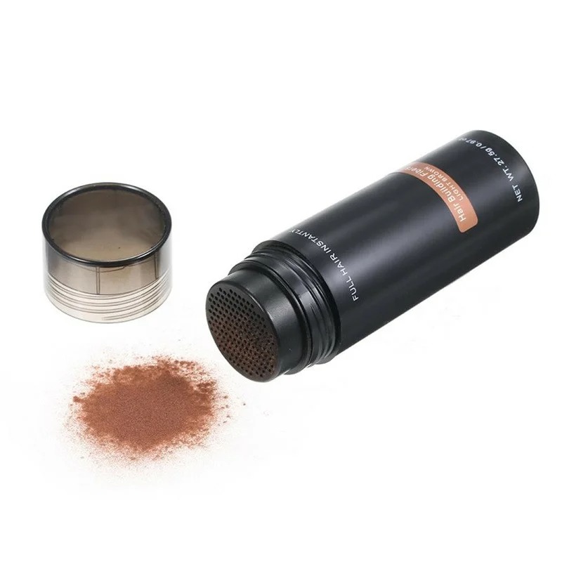 how does hair fibre powder work to thicken hair and cover bald spots